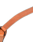 HILASON Western Horse Headstall Breast Collar Set Tack Genuine American Leather Basket Weave Tan