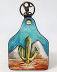 American Darling ADKRM134 Hand Painted Genuine Leather Keyring Key chain