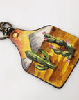 American Darling ADKRM135 Hand Painted Genuine Leather Keyring Key chain