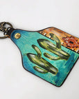 American Darling ADKRM137 Hand Painted Genuine Leather Keyring Key chain
