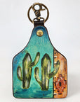 American Darling ADKRM137 Hand Painted Genuine Leather Keyring Key chain