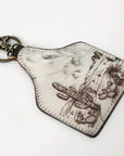 American Darling ADKRM139 Hair On Genuine Leather Keyring
