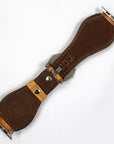 American Darling Hand Tooled I watch Strap Genuine Leather With Beautiful Cactus Hand Painted Smart Watch Strap