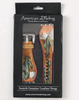 American Darling Hand Tooled I watch Strap Genuine Leather With Beautiful Cactus Painted Smart