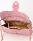 American Darling Suede Bag Genuine Leather Clutch Bag