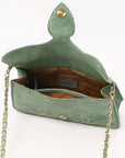 American Darling Suede Bag Genuine Leather Clutch Bag