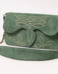 American Darling Suede Bag Genuine Leather Clutch Bag