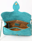American Darling Suede Bag Genuine Leather Clutch Bag