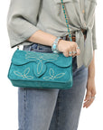 American Darling Suede Bag Genuine Leather Clutch Bag