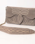 American Darling Suede Bag Genuine Leather Clutch Bag