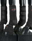 HILASON L M S Horse Front Rear Hind Leg Sport Boots & Bell Boots 6 Pack