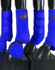 HILASON L M S Horse Front Rear Hind Leg Sport Boots & Bell Boots 6 Pack