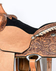 HILASON Western Horse Saddle Ranch Roping Roper American Leather Tan