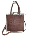 American Darling Tote Suede Genuine Leather Women Bag Western Handbag Purse