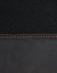 HILASON Western Horse Wool Felt Round Contoured Western Saddle Pad W/ Genuine Leather Black