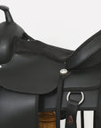 Hilason Western Horse Flex Tree Saddle Cordura Synthetic Trail Pleasure Black