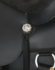 Hilason Western Horse Flex Tree Saddle Cordura Synthetic Trail Pleasure Black