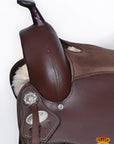 Hilason Western Horse Flex Tree Saddle Cordura Synthetic Trail Pleasure Brown