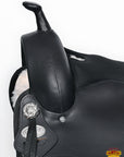 Hilason Western Horse Flex Tree Saddle Cordura Synthetic Trail Pleasure Black