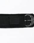 Hilason Western Horse Felt Lined Straight Saddle Cinch Girth Stainless Steel Buckle