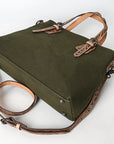 American Darling Tote Hand Tooled Saddle Blanket Genuine Leather Women Bag Western Handbag Purse