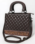 American Darling Crossbody Hand Tooled Genuine Leather Women Bag Western Handbag Purse