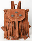 American Darling Western Backpack Hand Tooled Genuine Leather Women Bag