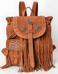 American Darling Western Backpack Hand Tooled Genuine Leather Women Bag