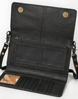 American Darling Western Small Cross Body Genuine Leather Handbag Purse Wallet Bag For Women Girls