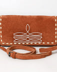 American Darling Western Small Cross Body Genuine Leather Handbag Purse Wallet Bag For Women Girls