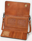 American Darling Western Small Cross Body Genuine Leather Handbag Purse Wallet Bag For Women Girls