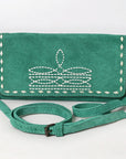 American Darling Western Small Cross Body Genuine Leather Handbag Purse Wallet Bag For Women Girls