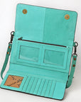 American Darling Western Small Cross Body Genuine Leather Handbag Purse Wallet Bag For Women Girls