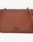 American Darling Portfolio Bag Beautifully Hand Tooled Leather women