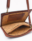 American Darling Portfolio Bag Beautifully Hand Tooled Leather women