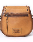 American Darling Crossbody Hand Tooled Genuine Leather women bag western handbag purse