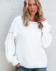 Jordyn Rainbow Pullover Sweatshirt