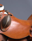 15 In HILASON Western Horse Wade Saddle Genuine Leather Ranch Roping Brown
