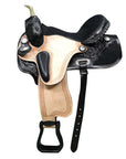 HILASON Western Horse Saddle Genuine Leather Flex Tree Barrel