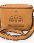 American Darling Crossbody Genuine Suede Leather Women Bag Western Handbag Purse