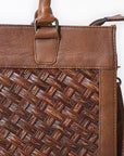 American Darling Tote Beautifully Basketweave toloed Leather women bag