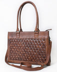 American Darling Tote Beautifully Basketweave toloed Leather women bag