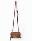 American Darling Crossbody Genuine Leather Weaved Women Bag Western Handbag Purse