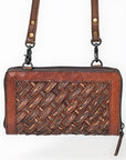 American Darling Crossbody Genuine Leather Weaved Women Bag Western Handbag Purse