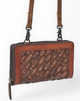 American Darling Crossbody Genuine Leather Weaved Women Bag Western Handbag Purse