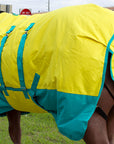 Hilason 1200D Winter Waterproof Turnout Horse Blanket Belly Wrap Yellow
