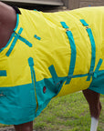 Hilason 1200D Winter Waterproof Turnout Horse Blanket Belly Wrap Yellow