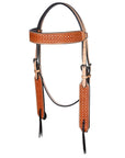 HILASON Western Horse Hand Carved American Leather Breast Collar Headstall