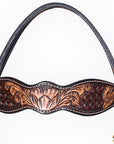 HILASON Western Horse Hand Carved American Leather Breast Collar Headstall