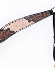 HILASON Western Horse Hand Carved American Leather Breast Collar Headstall